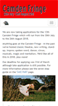 Mobile Screenshot of camdenfringe.com